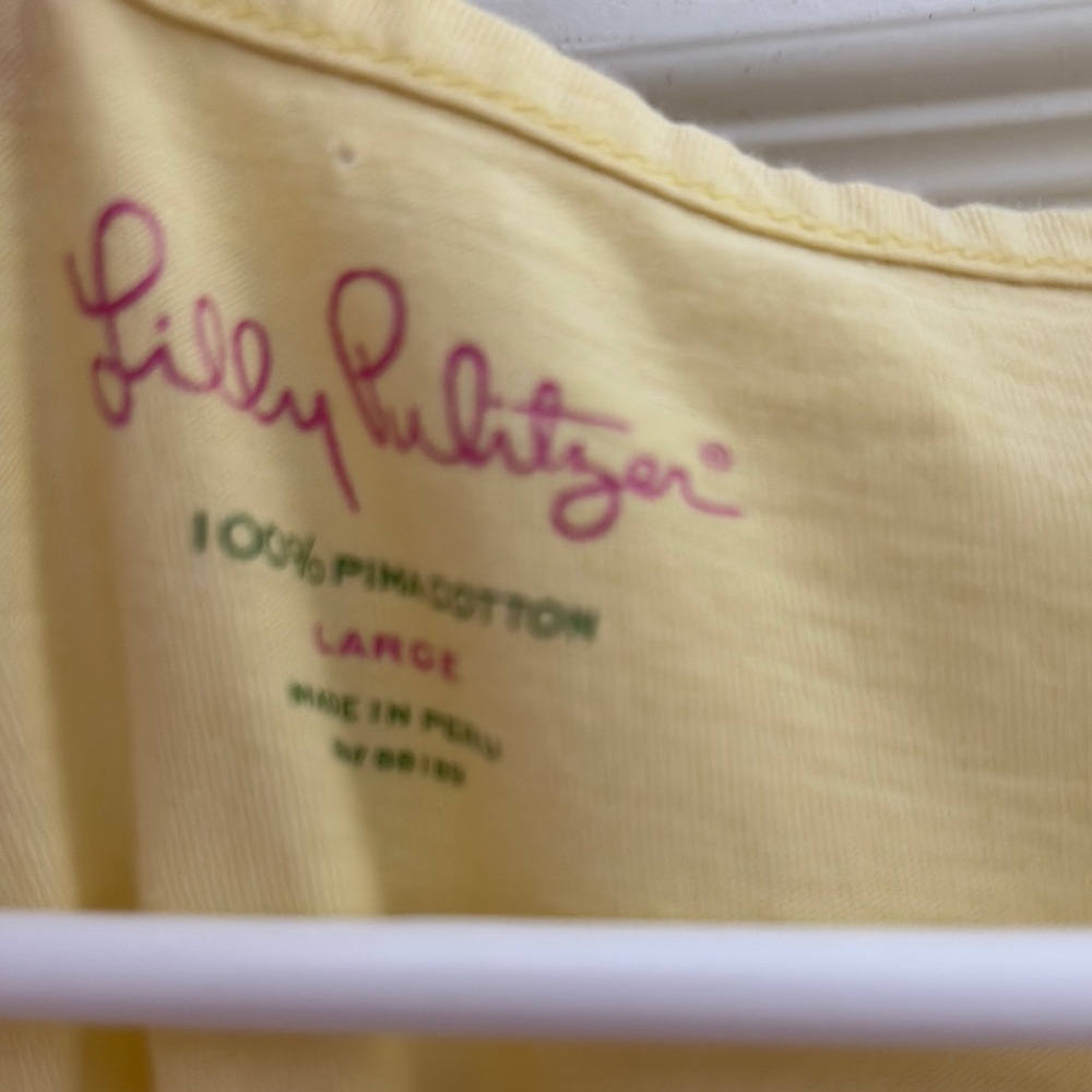 Lilly Pulitzer Pima Ruched Sleeve Top - Picture 2 of 9